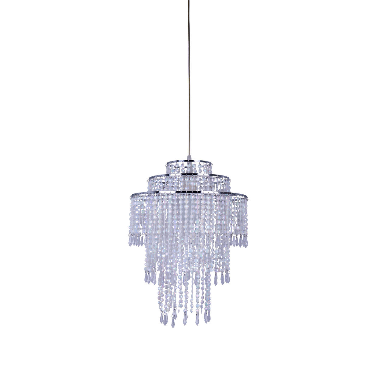 Näve Leuchten Pendelleuchte 7013831 transparent Metall Kunststoff B/H/T: ca. 32x43x32 cm E27 1 Brennstellen Lina - transparent (32,00/43,00/32,00cm) - Näve Leuchten