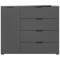Kommode Ray anthrazit B/H/T: ca. 135x112x40 cm Ray - anthrazit (135,00/112,00/40,00cm) - xonox.home
