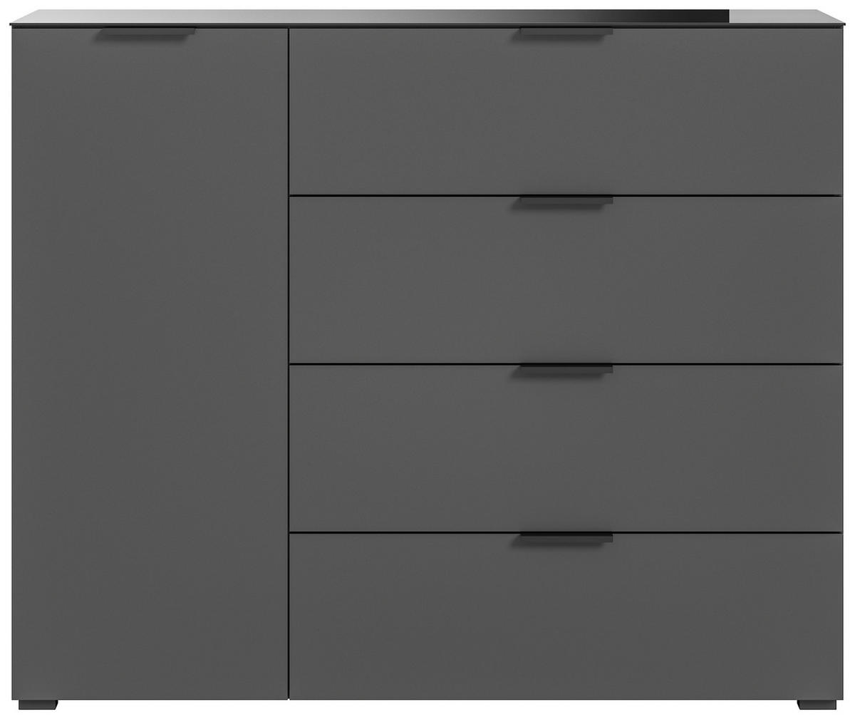 Kommode Ray anthrazit B/H/T: ca. 135x112x40 cm Ray - anthrazit (135,00/112,00/40,00cm) - xonox.home