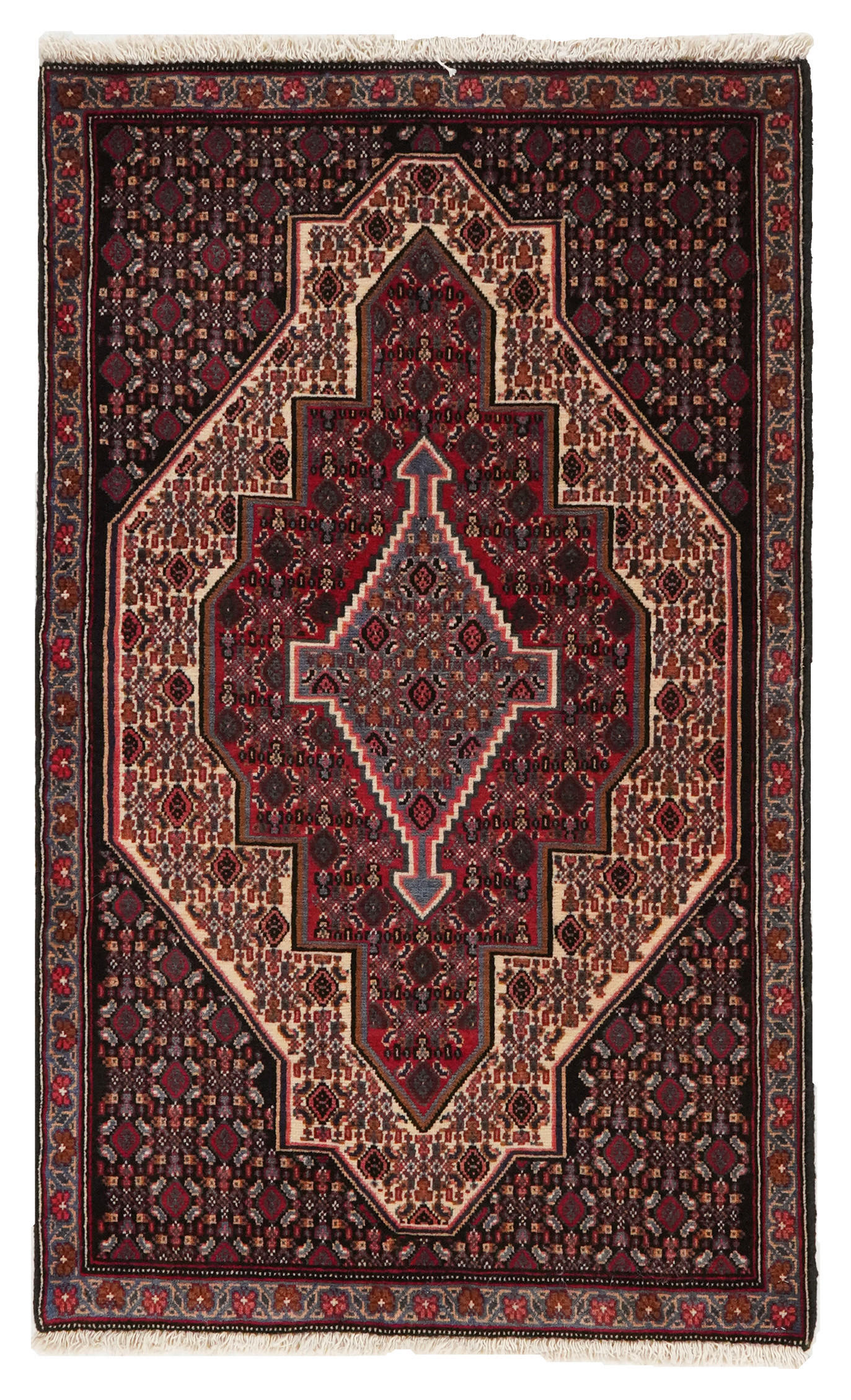 PersaTepp Teppich Senneh Multi B/L: ca. 70x116 cm Senneh - Multi (70,00/116,00cm) - PersaTepp