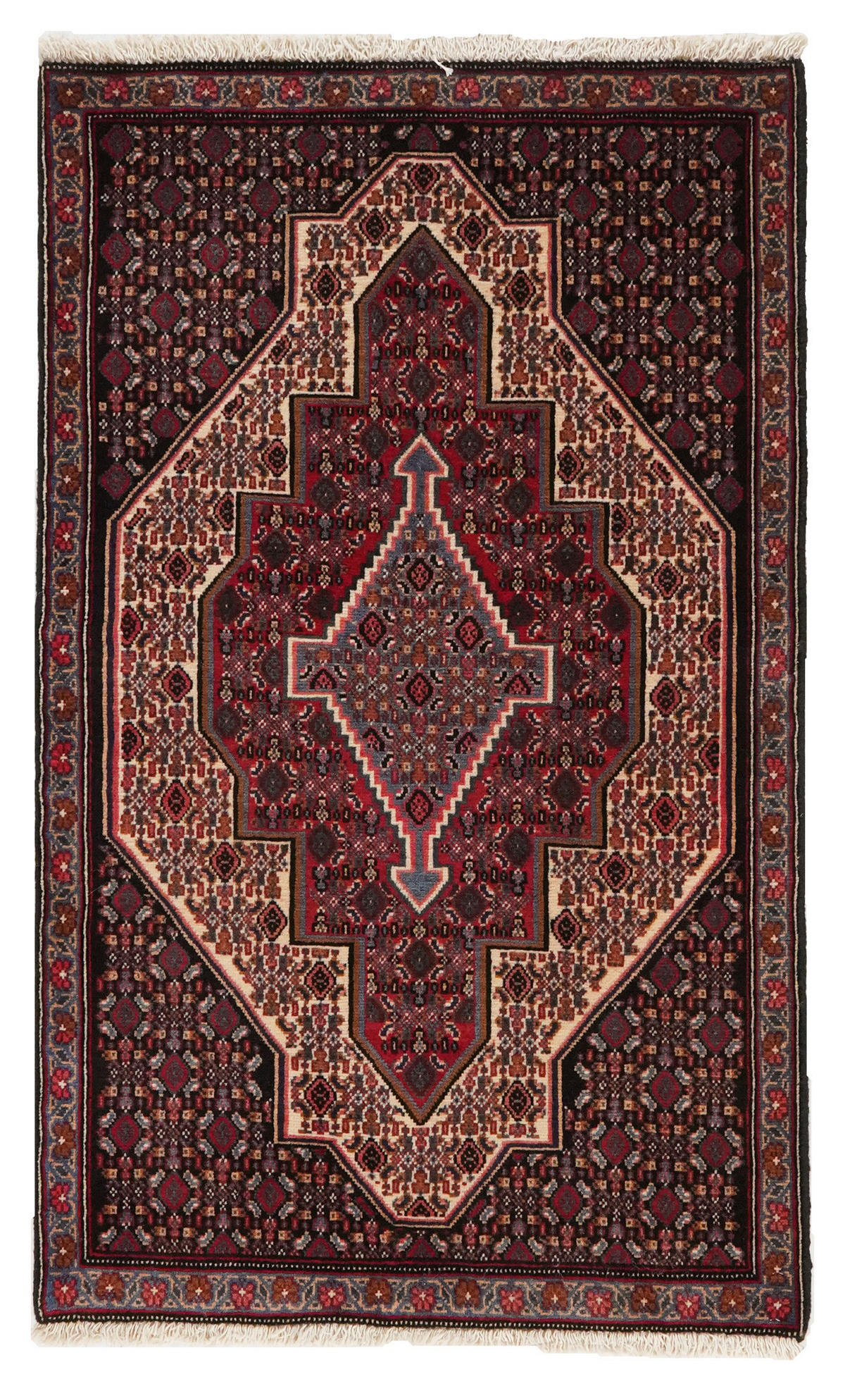 PersaTepp Teppich Senneh Multi B/L: ca. 70x116 cm Senneh - Multi (70,00/116,00cm) - PersaTepp