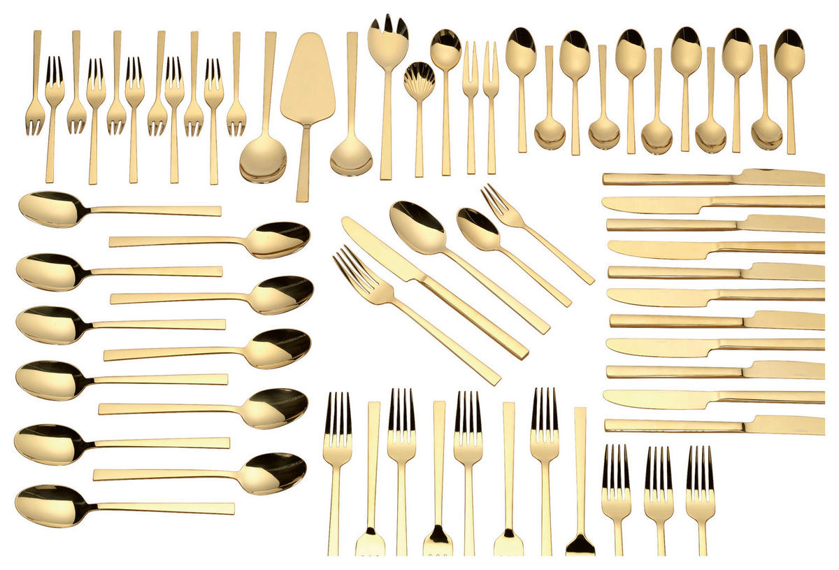 Esmeyer Besteckset Melina gold Edelstahl 68 tlg. Melina - gold - Esmeyer