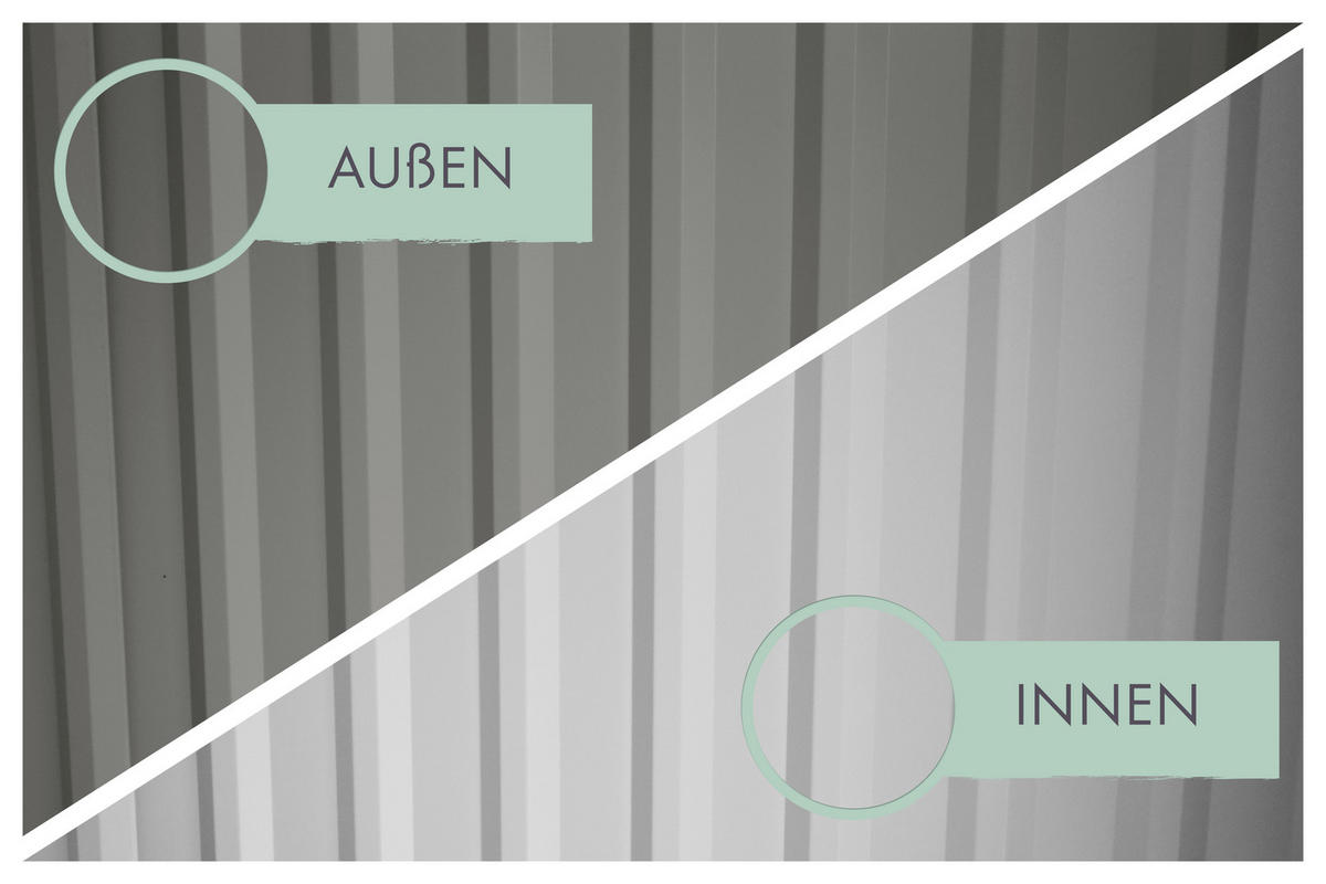 Karibu Gartenhaus Indra3 grau B/H/T: ca. 289x213x206 cm Indra3 - grau (289,00/213,00/206,00cm) - Karibu