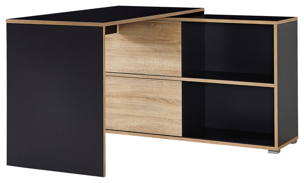 Schreibtisch anthrazit B/H/T: ca. 120x76x120 cm Schreibtisch 4036 - anthrazit (120,00/76,00/120,00cm)