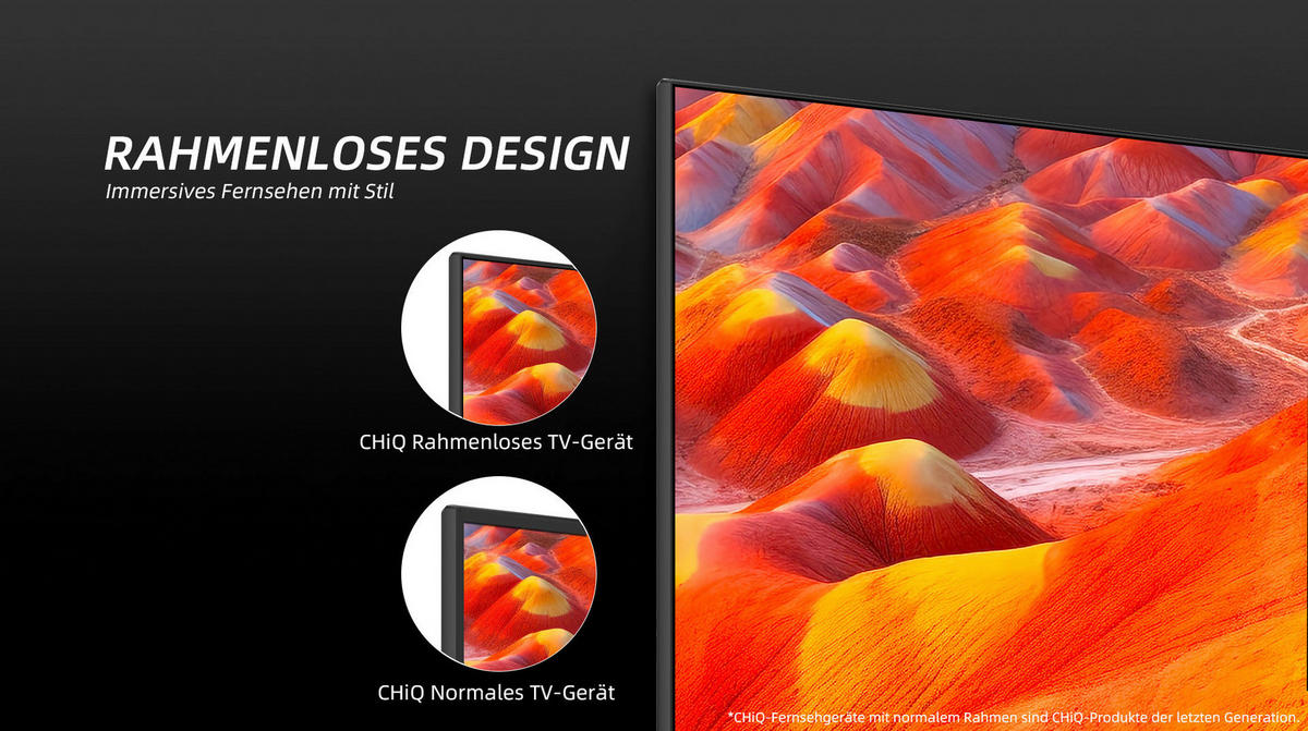 CHiQ Q-LED-TV 55 Zoll Diagonale ca. 139 cm Q-LED-TV_55"_4K_U55QG7L_CHiQ - schwarz - Chiq