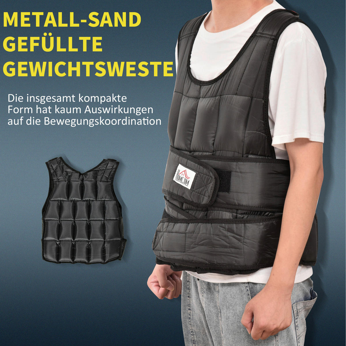 HOMCOM Trainingsweste Trainingsweste - (60,00/50,00/17,00cm) - HOMCOM