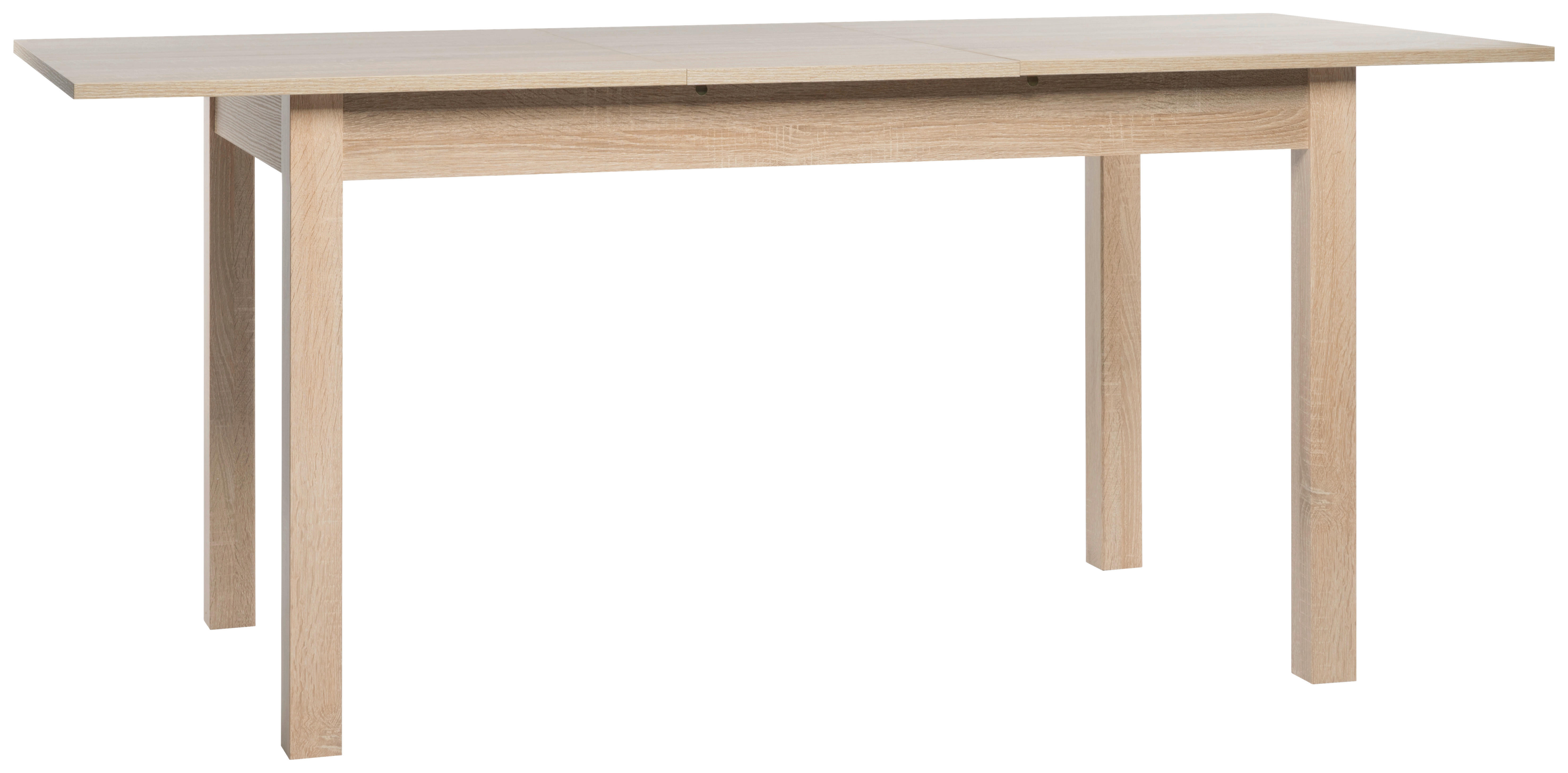 Esstisch Coburg Eiche Sonoma Optik schwarz B/T: ca. 140x80 cm Coburg - Eiche/schwarz (140,00/80,00cm)