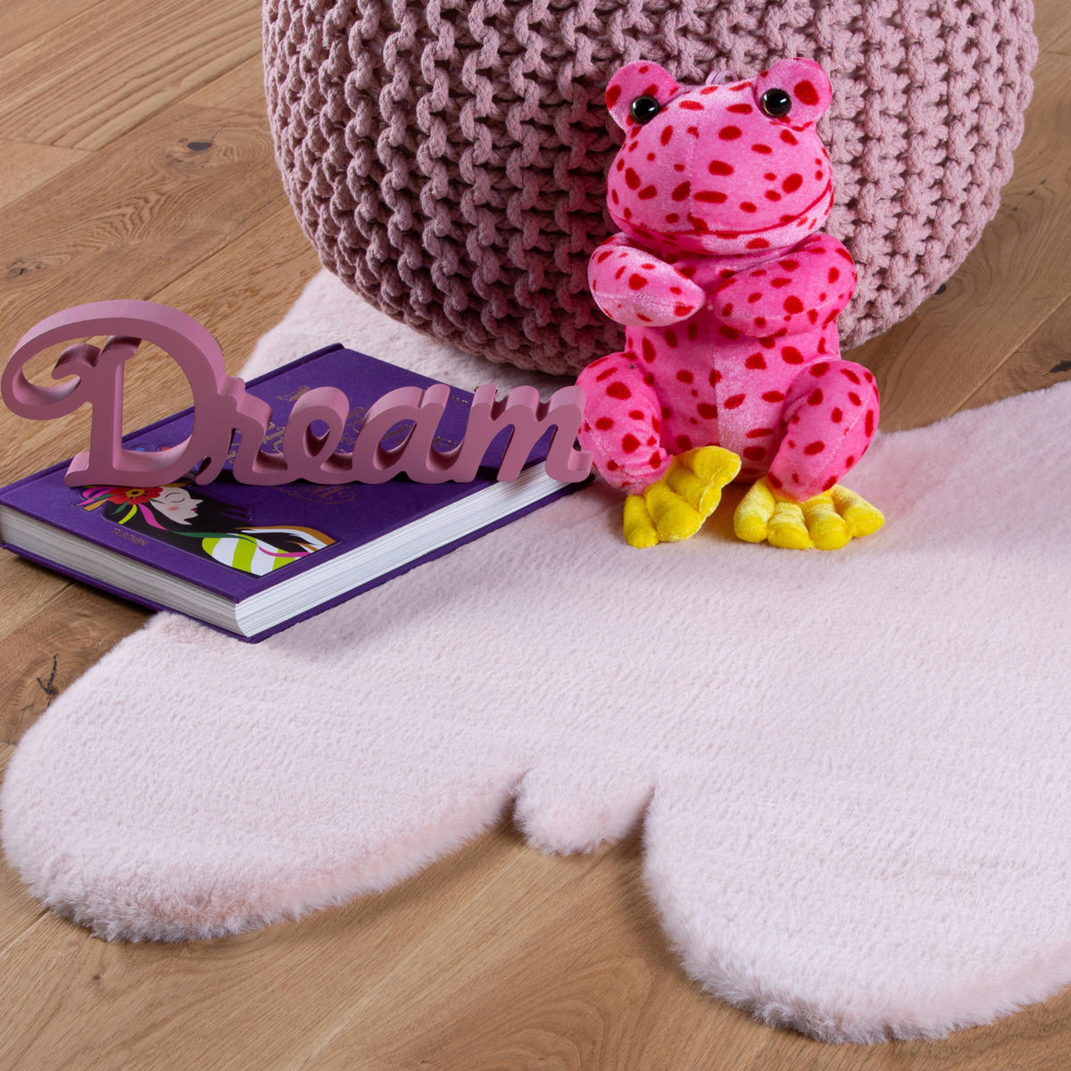 Obsession Teppich My Animal pink B/L: ca. 86x86 cm My Animal - pink (86,00/86,00cm) - Obsession