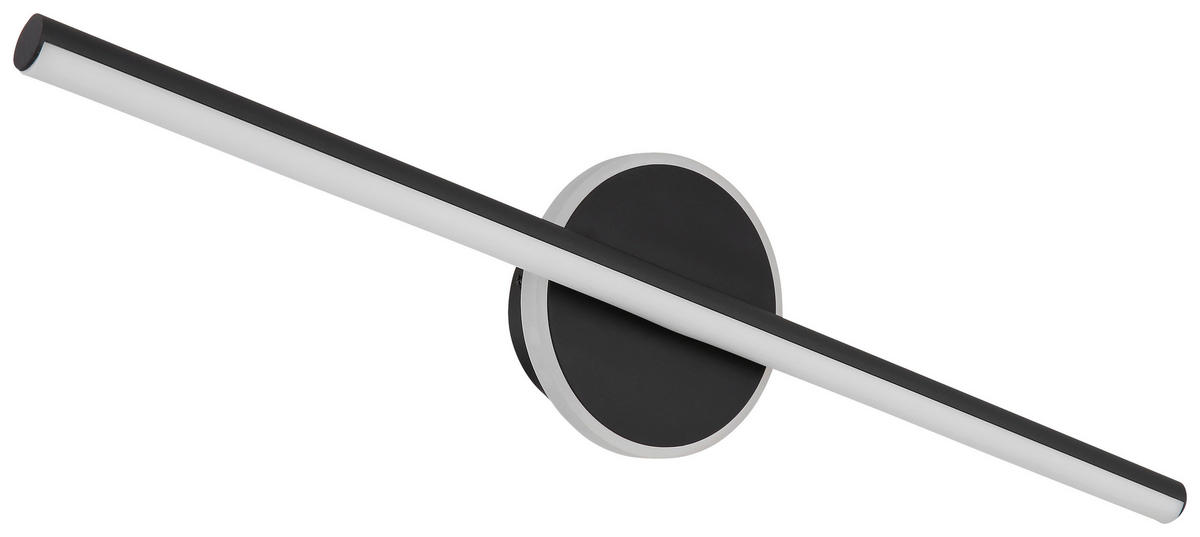 GLOBO Wandleuchte 41924S Pepe schwarz Opal Metall Acryl B/H: ca. 60,8x13 cm Pepe - schwarz/Opal (60,80/13,00cm) - GLOBO