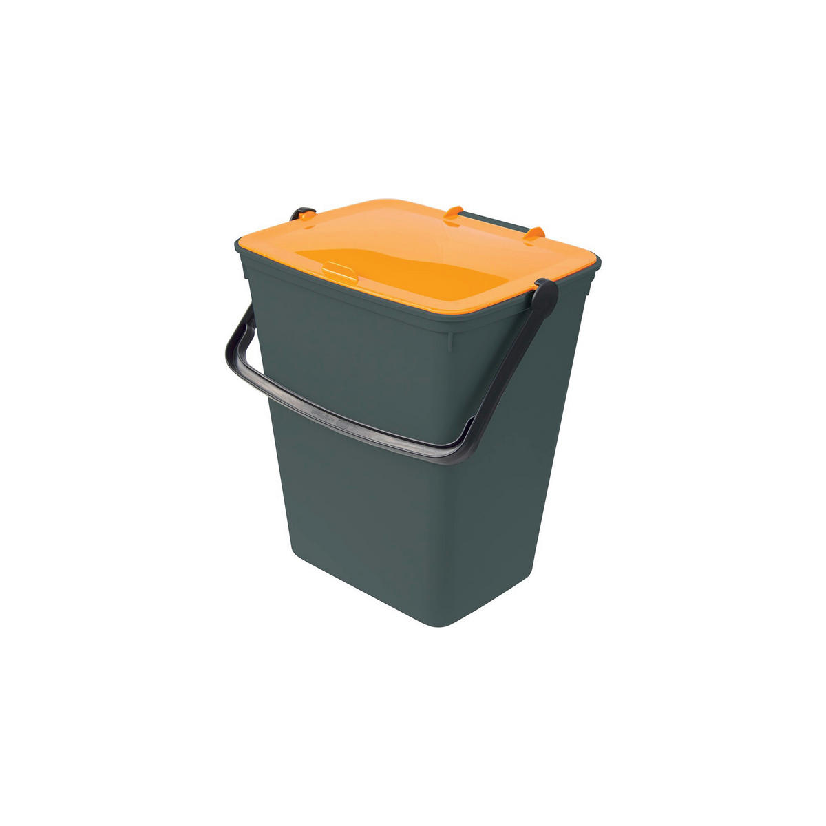 Eco-Logico Abfalltrennbehälter 4er Set mehrfarbig B/H/L: ca. 26,5x41x30,5 cm Abfalltrennbehälter_4xca.14l - mehrfarbig/grau (30,50/26,50/41,00cm) - Eco-Logico