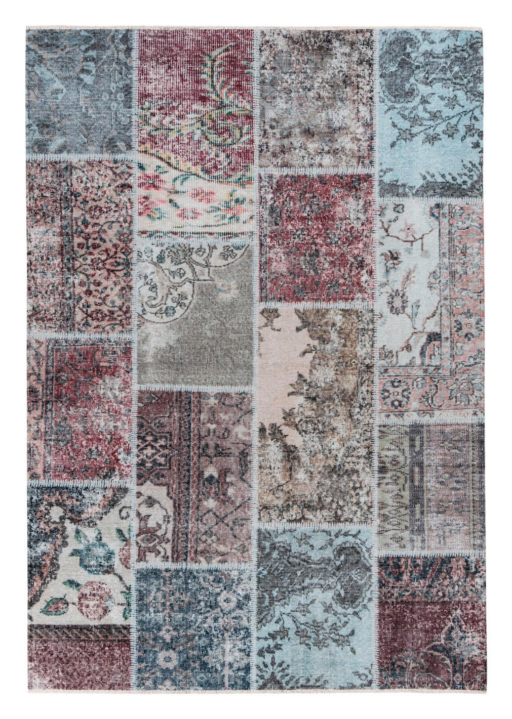 Padiro Flachgewebeteppich Toska 225 rot B/L: ca. 240x330 cm Toska 225 - rot/mehrfarbig (240,00/330,00cm) - Padiro