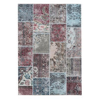 Padiro Flachgewebeteppich Toska 225 rot B/L: ca. 240x330 cm Toska 225 - rot/mehrfarbig (240,00/330,00cm) - Padiro
