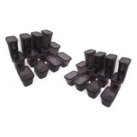 Hermia Concept Frischhaltebox-Set Marrakech anthrazit Marrakech - anthrazit - Hermia Concept