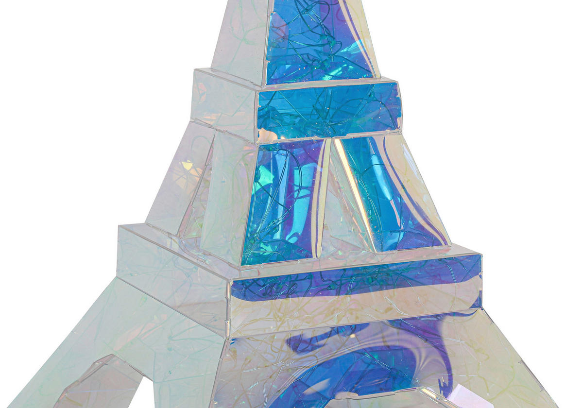 Nolo LED-Dekoleuchte transparent B/H/L: ca. 20,5x20,5x32 cm LED-Dekoleuchte_Eiffelturm - transparent (32,00/20,50/20,50cm) - Nolo