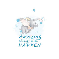Komar Poster Dumbo Amazing Disney B/L: ca. 50x70 cm Dumbo Amazing - (50,00/70,00cm) - Komar