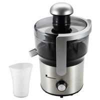MASTERPRO Entsafter silber Edelstahl Kunststoff B/H/T: ca. 22x34,2x22,4 cm ca. 0,3 l Foodies BGMP-9001 - schwarz/silber (22,00/34,20/22,40cm) - MASTERPRO