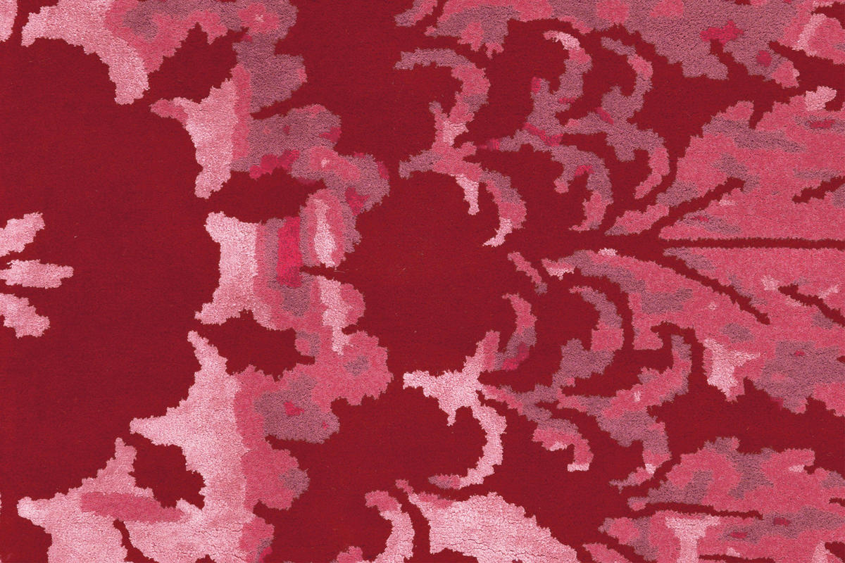 Arte Espina Kurzflorteppich Satin 8061 rot B/L: ca. 170x240 cm Satin 8061 - rot (170,00/240,00cm) - Arte Espina