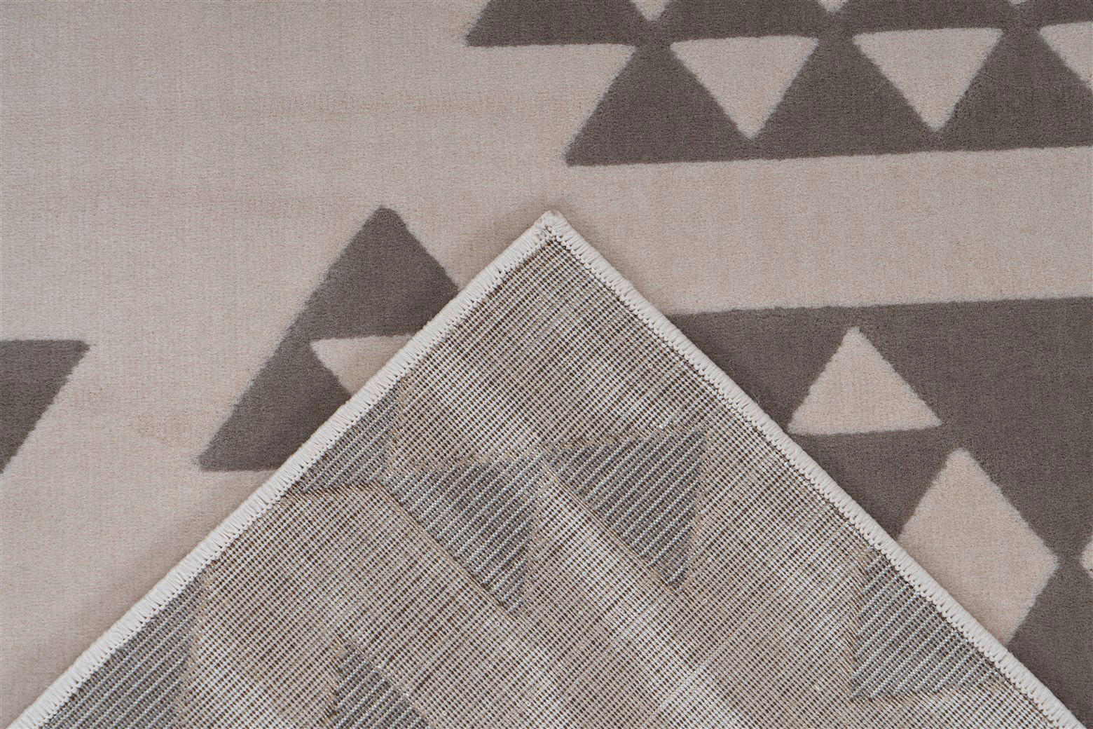 Kayoom Kurzflorteppich Esperanto 625 creme B/L: ca. 120x170 cm Esperanto 625 - creme/taupe (120,00/170,00cm) - Kayoom