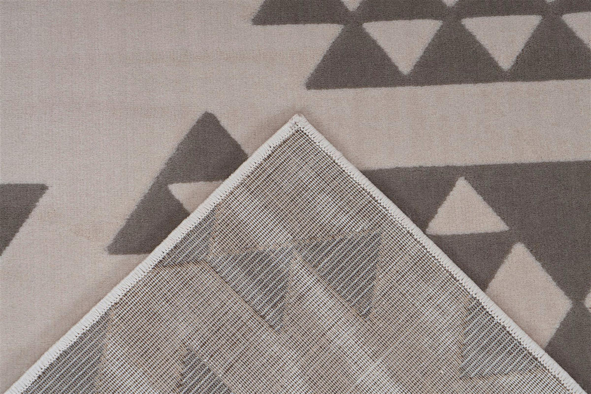 Kayoom Kurzflorteppich Esperanto 625 creme B/L: ca. 120x170 cm Esperanto 625 - creme/taupe (120,00/170,00cm) - Kayoom