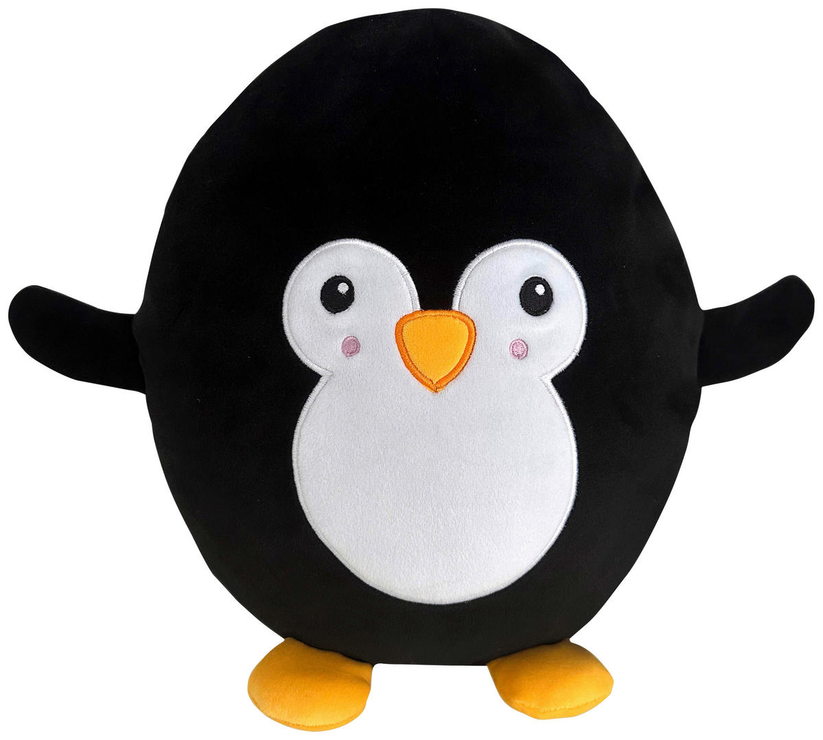 Dekokissen Plüschkissen_Pinguin schwarz - weiß/schwarz (35,00cm)