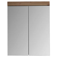 Spiegelschrank Amanda Asteiche Nachbildung B/H/T: ca. 60x77x17 cm Amanda - (60,00/77,00/17,00cm) - Trendteam