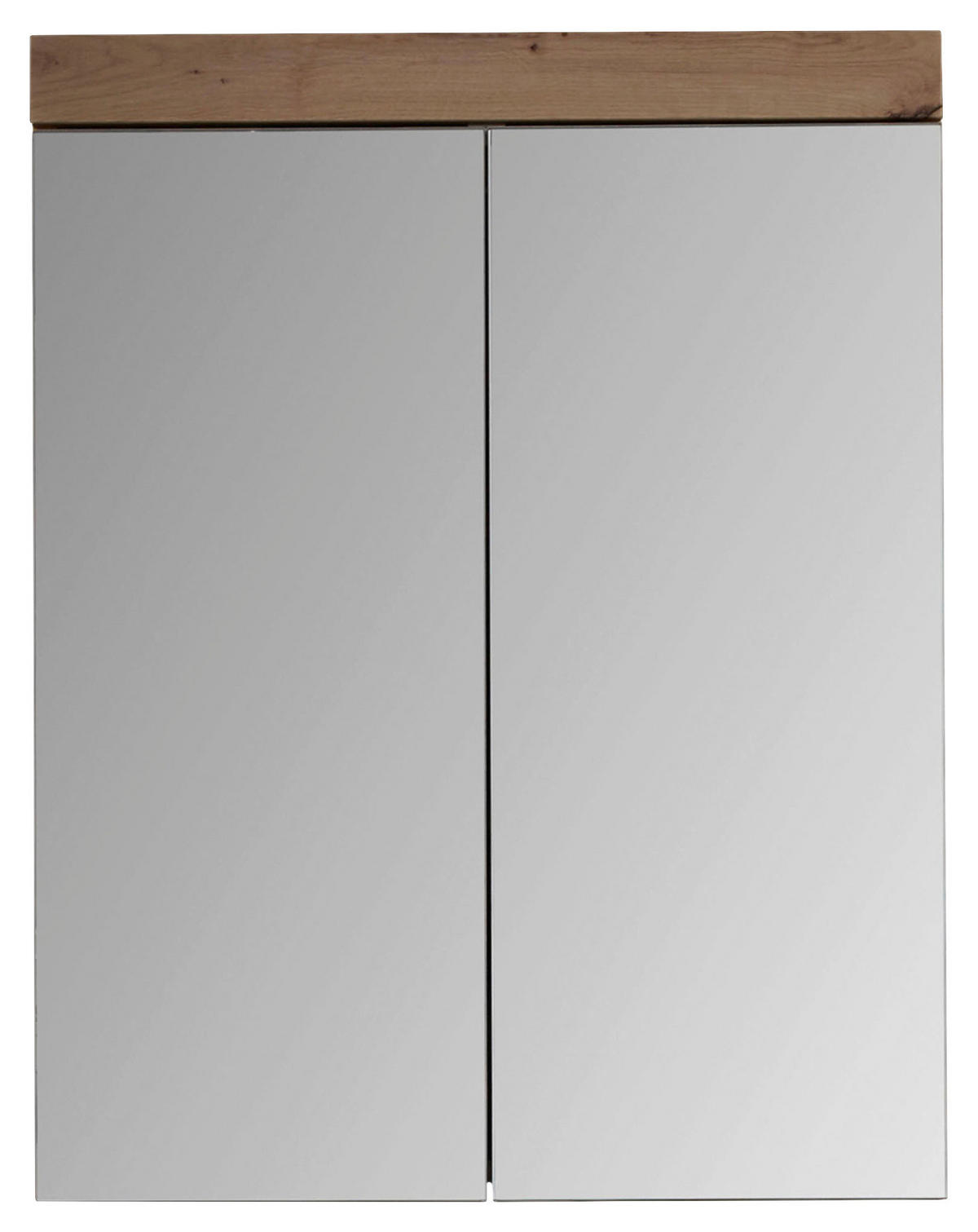 Spiegelschrank Amanda Asteiche Nachbildung B/H/T: ca. 60x77x17 cm Amanda - (60,00/77,00/17,00cm) - Trendteam