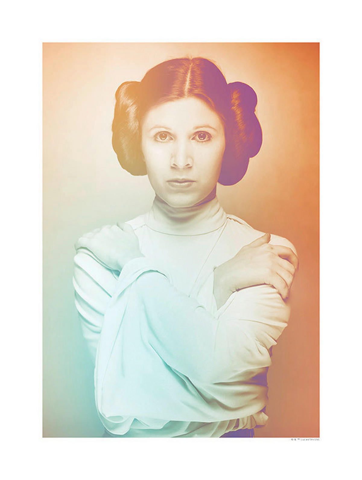 Komar Poster Star Wars Classic Icons Color Leia Star Wars B/L: ca. 30x40 cm Star Wars Classic Icons Color Leia - (30,00/40,00cm) - Komar