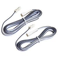 HÖLSCHER Verlängerungskabel V300 900 weiß Kunststoff V300 900 - weiß - Hölscher