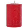 Rustic-Kerze rot B/H/L: ca. 6,8x10x6,8 cm Kerze_Rustic 100/68mm - rot (6,80/6,80/10,00cm)