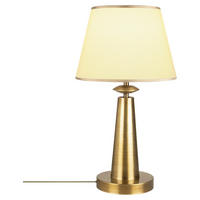 Opviq Tischleuchte Pardo bronze Metall Stoff B/H/T/L/D: ca. 30x55x30x30x30 cm E27 1 Brennstellen Pardo - bronze (30,00/30,00/55,00cm) - Opviq