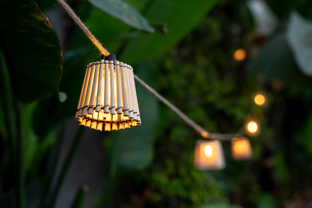 LED-Lichterkette braun B/H/L: ca. 8x7x800 cm OKINAWA - braun (800,00/8,00/7,00cm) - NewGarden