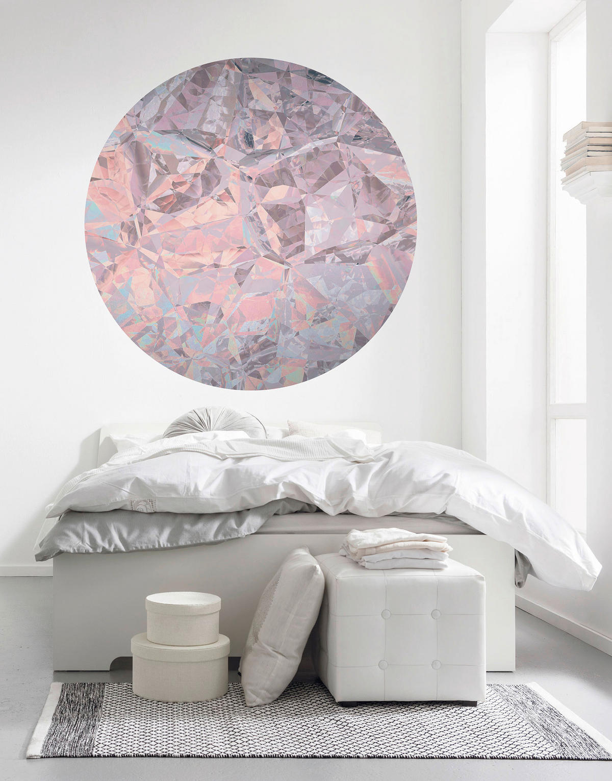 Komar Fototapete Glossy Crystals D: ca. 125 cm Glossy Crystals - (125,00cm) - Komar