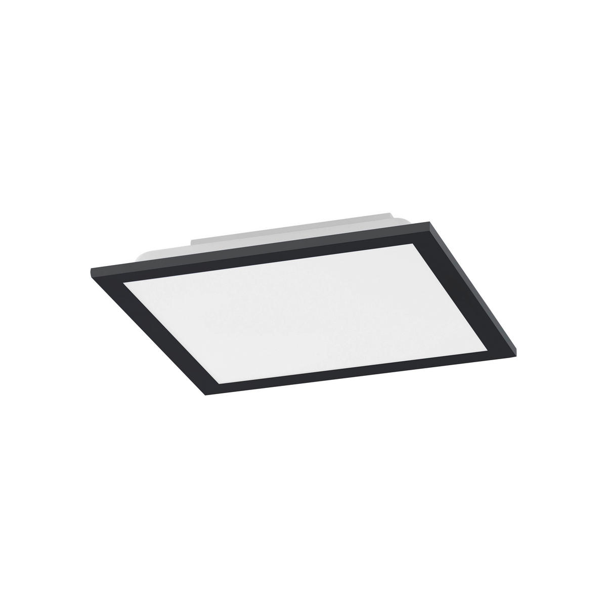 Just Light LED-Deckenpanel FLAT 14754-18 weiß schwarz Metall Kunststoff B/H/T: ca. 29,5x6,5x29,5 cm 1 Brennstellen FLAT - weiß/schwarz (29,50/6,50/29,50cm) - Just Light