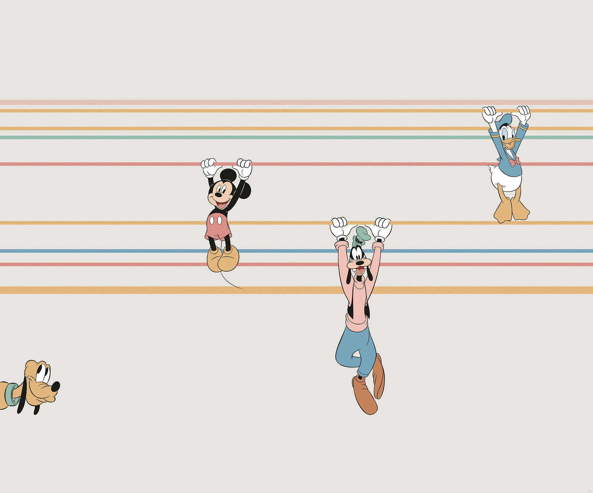 Komar Fototapete Mickey Hanging with Friends B/L: ca. 300x250 cm Mickey Hanging with Friends - (300,00/250,00cm) - Komar