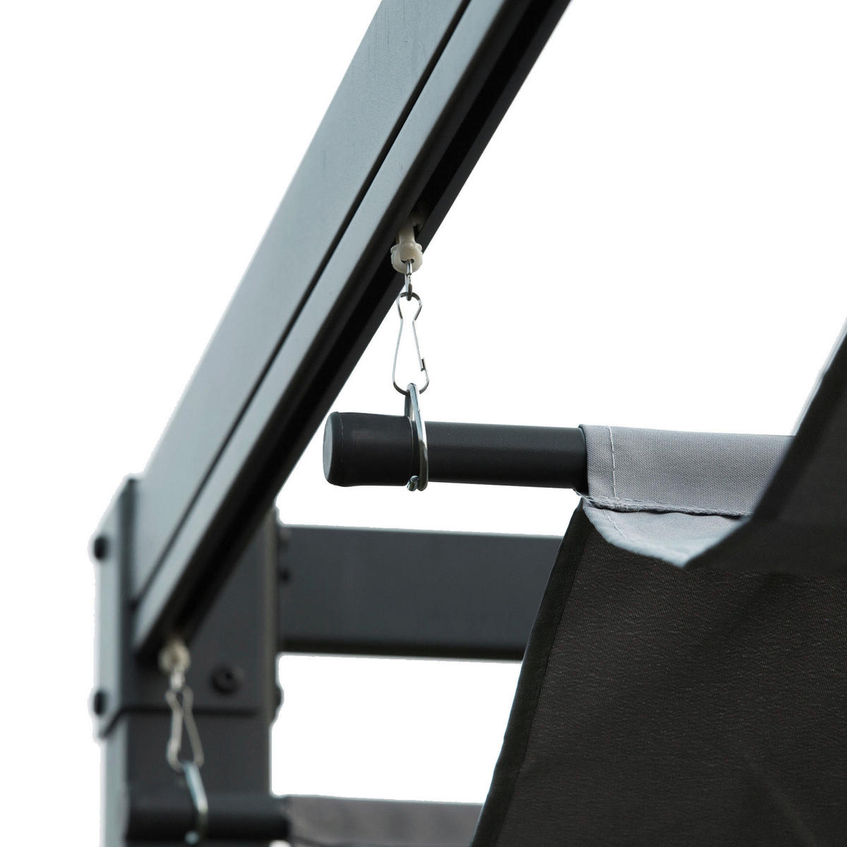 Outsunny Pergola dunkelgrau Stahl B/H/L: ca. 300x222x400 cm Pergola - dunkelgrau (400,00/300,00/222,00cm) - Outsunny