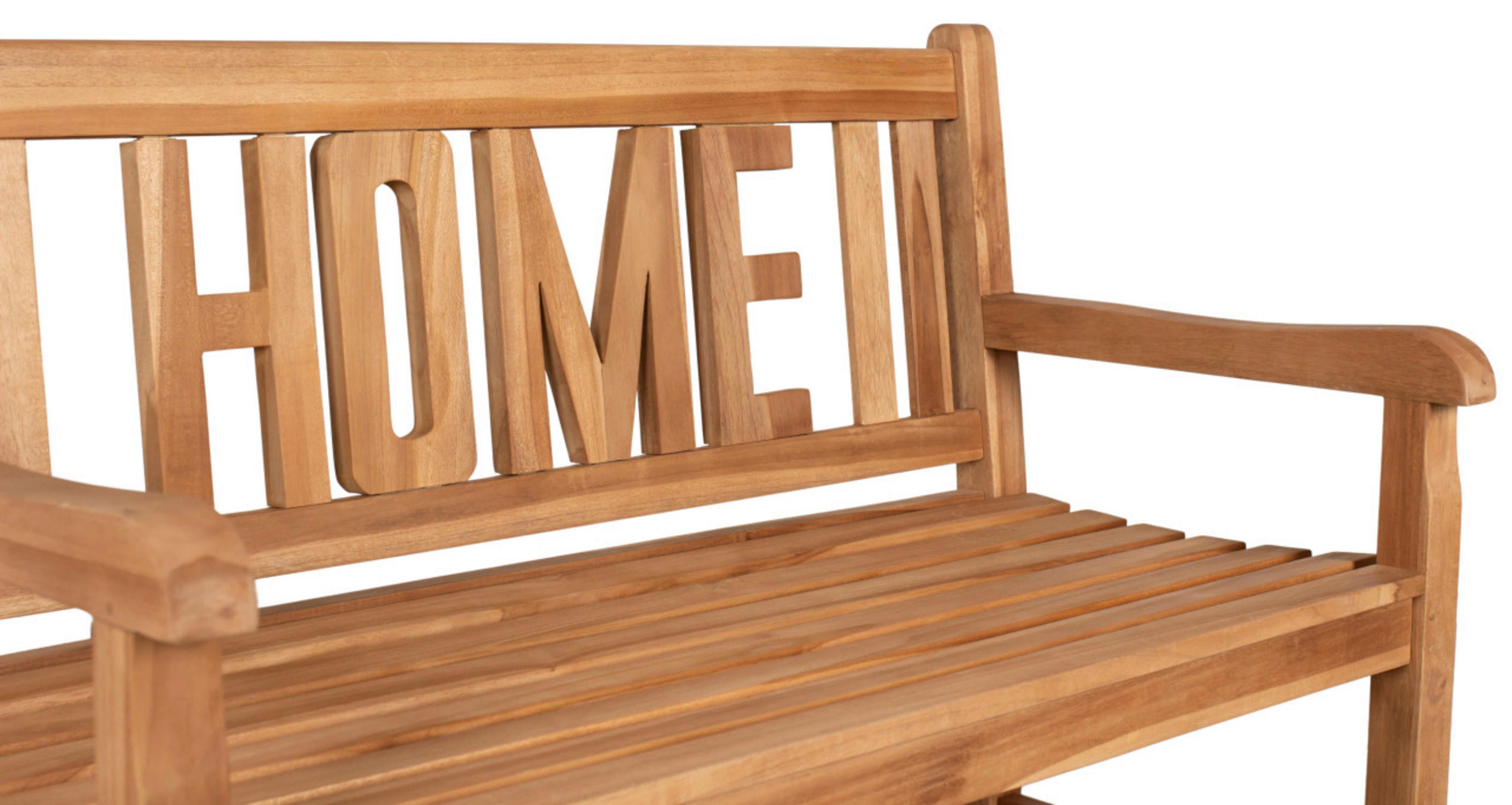 deVries Gartenbank Woodie natur Teakholz B/H/L: ca. 60x89x120 cm Woodie - natur (120,00/60,00/89,00cm) - deVries