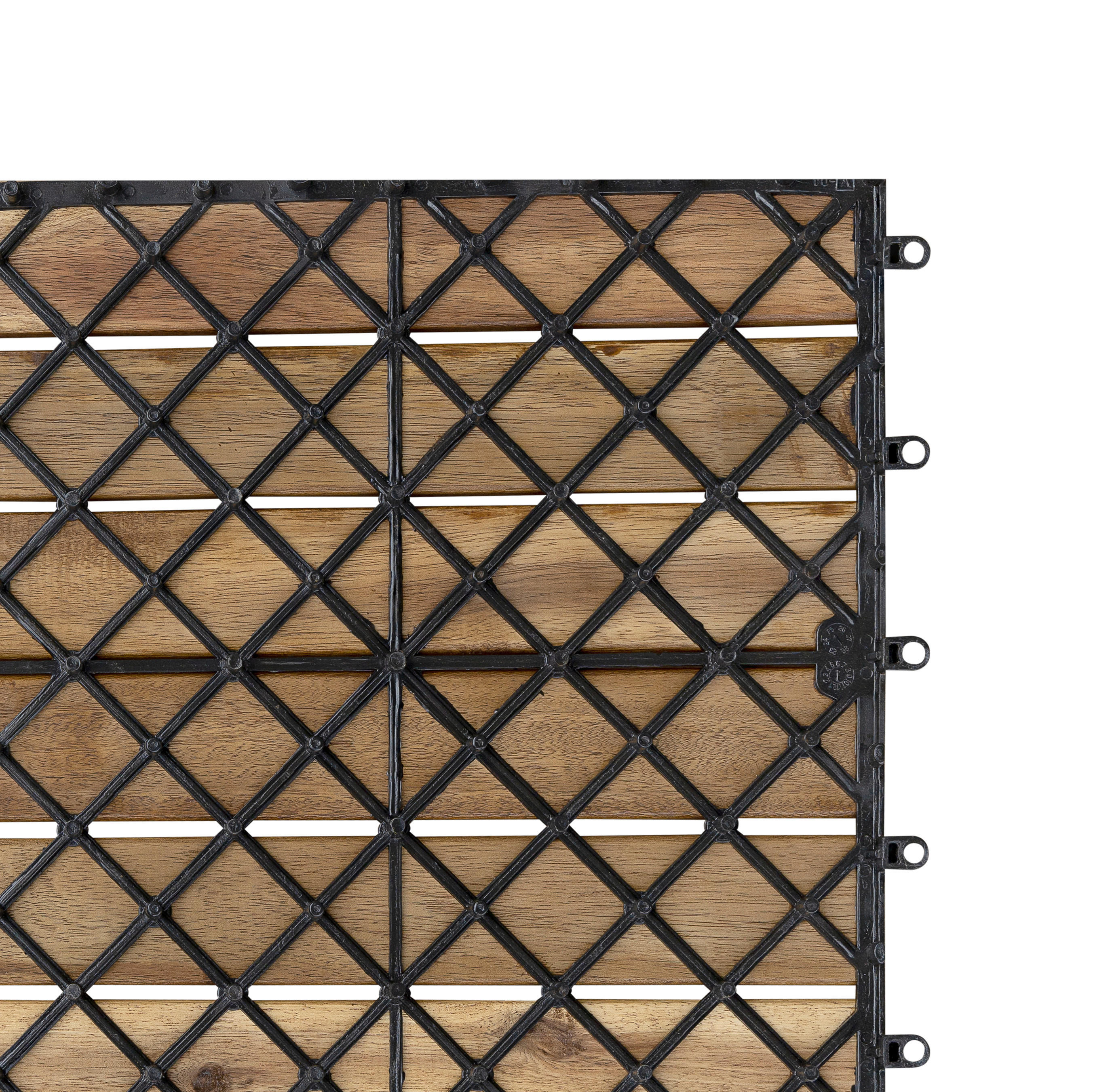 Thumbnail - POCOline Terrassenfliese Akazie Akazie B/L: ca. 30x30 cm