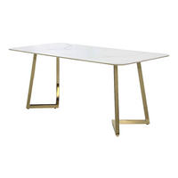 Esstisch  weiß Keramik Optik B/T: ca. 180x90 cm Texel_Esstisch_6003562 - weiß (180,00/90,00cm)