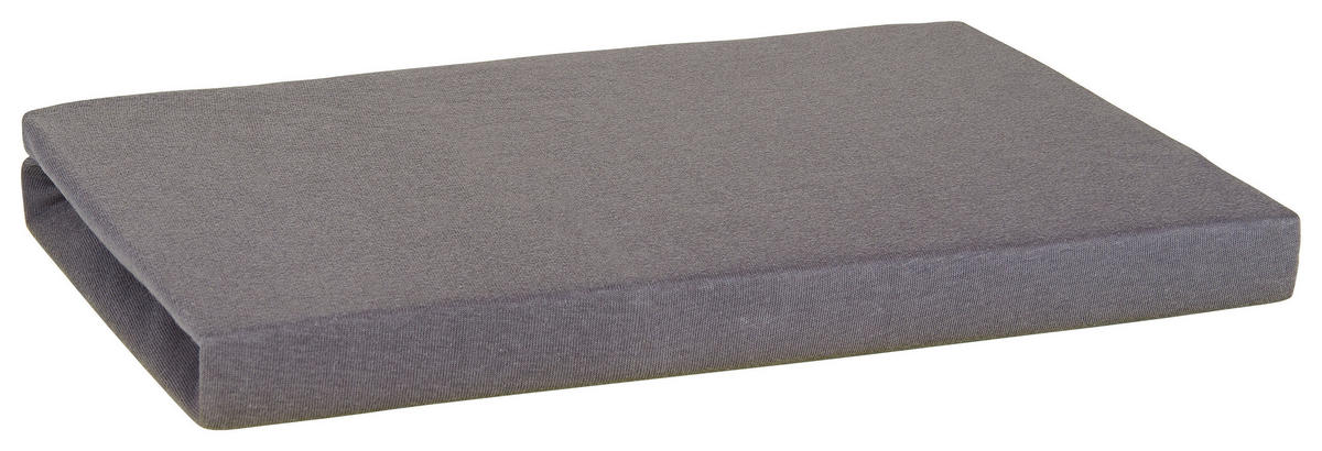 Jersey Spannbetttuch Spannbetttuch_Jersey 100x200cm - anthrazit (100,00/200,00cm) - Elegance