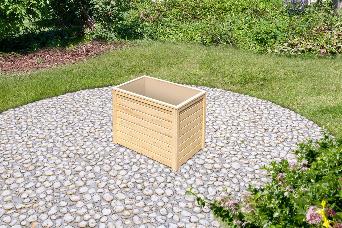 Karibu Hochbeet natur Fichte B/H/T: ca. 98x64x65 cm Hochbeet_0 - natur (98,00/64,00/65,00cm) - Karibu