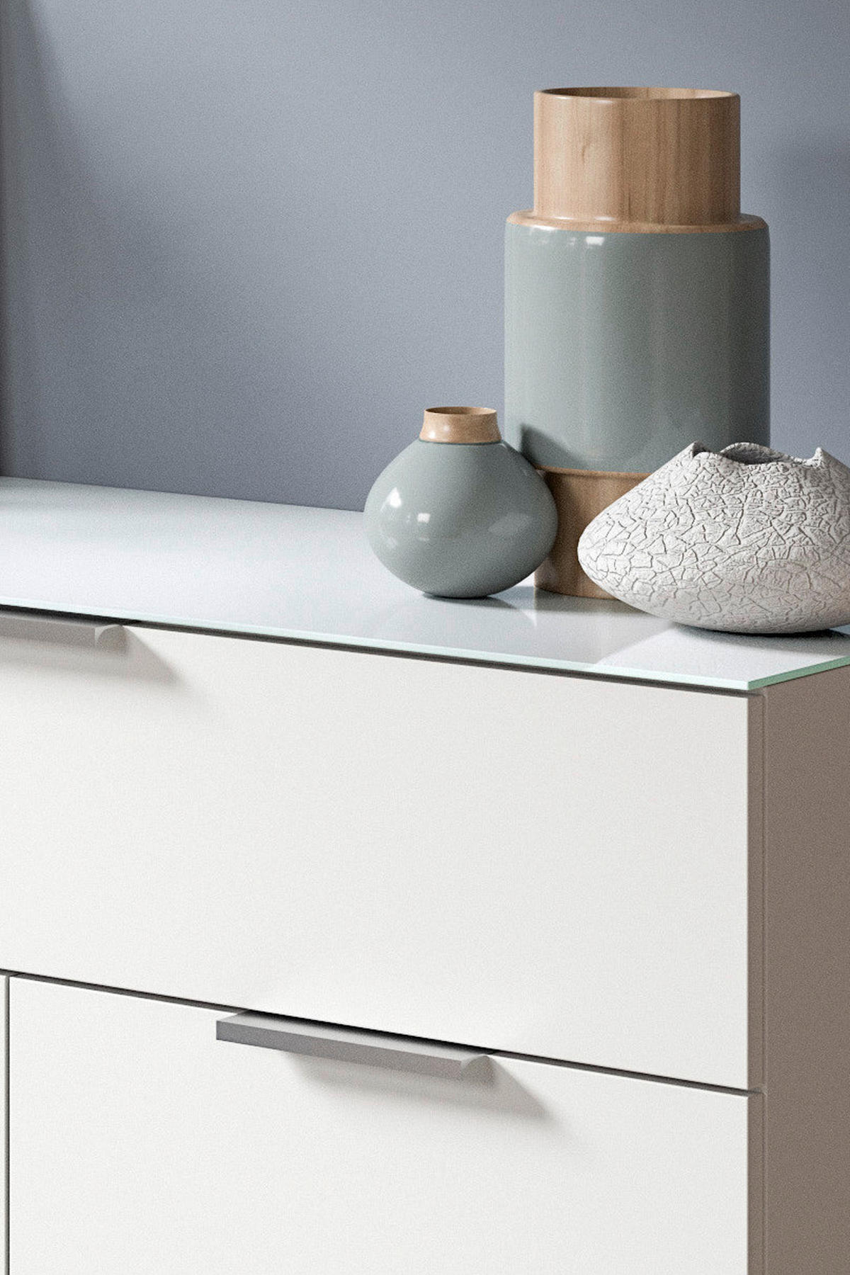 Kommode Ray weiß B/H/T: ca. 179x51x40 cm Ray - weiß (179,00/51,00/40,00cm) - xonox.home