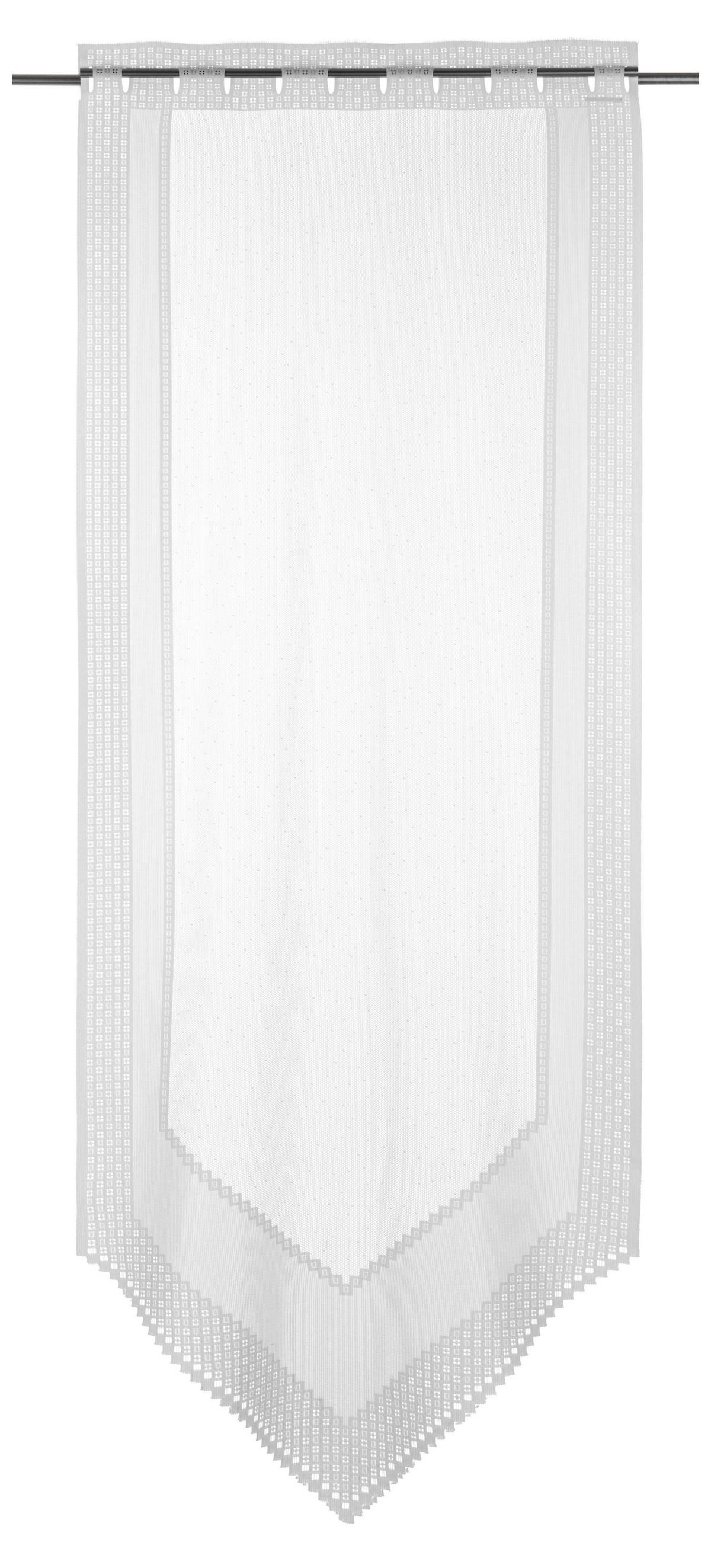 Scheibengardine Liebitz weiß B/L: ca. 60x160 cm Liebitz - weiß (60,00/160,00cm) - POCOline