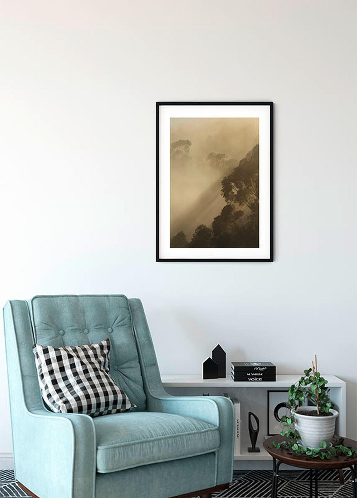 Komar Poster Golden Light Wald B/L: ca. 30x40 cm Golden Light - (30,00/40,00cm) - Komar