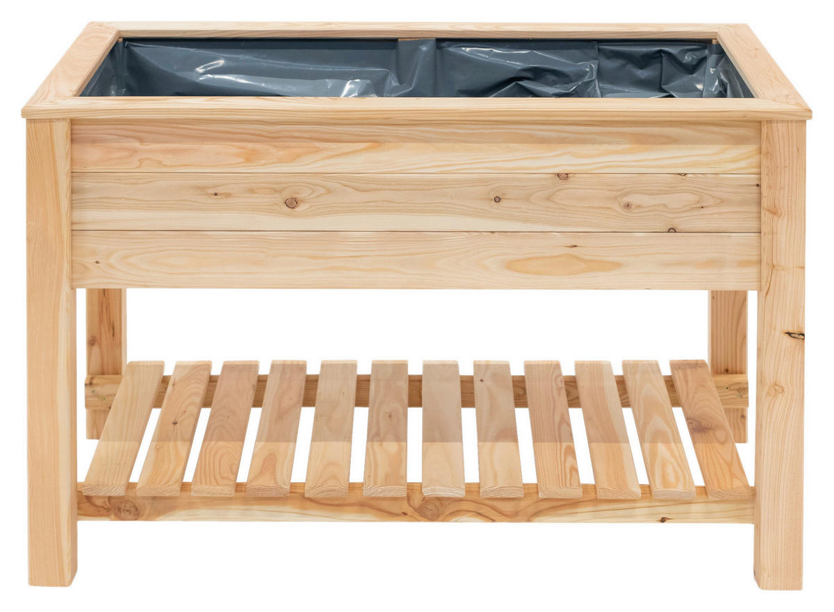 Westmann Stelzenhochbeet natur Holz B/H/T: ca. 120x75x65 cm Stelzenhochbeet - natur (120,00/75,00/65,00cm) - Westmann