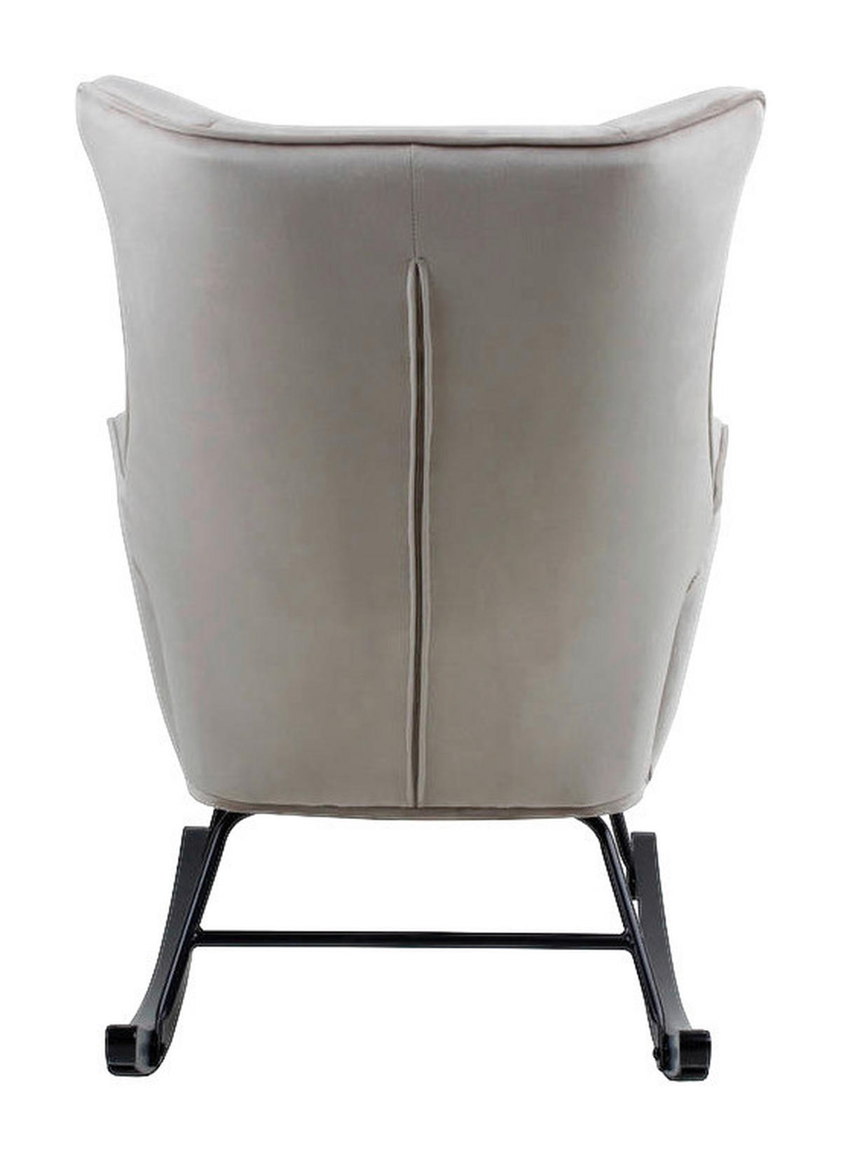 Schaukelstuhl Bryana 100 grau B/H/T: ca. 88x97x68 cm Bryana 100 - schwarz/grau (88,00/97,00/68,00cm) - 360 Living