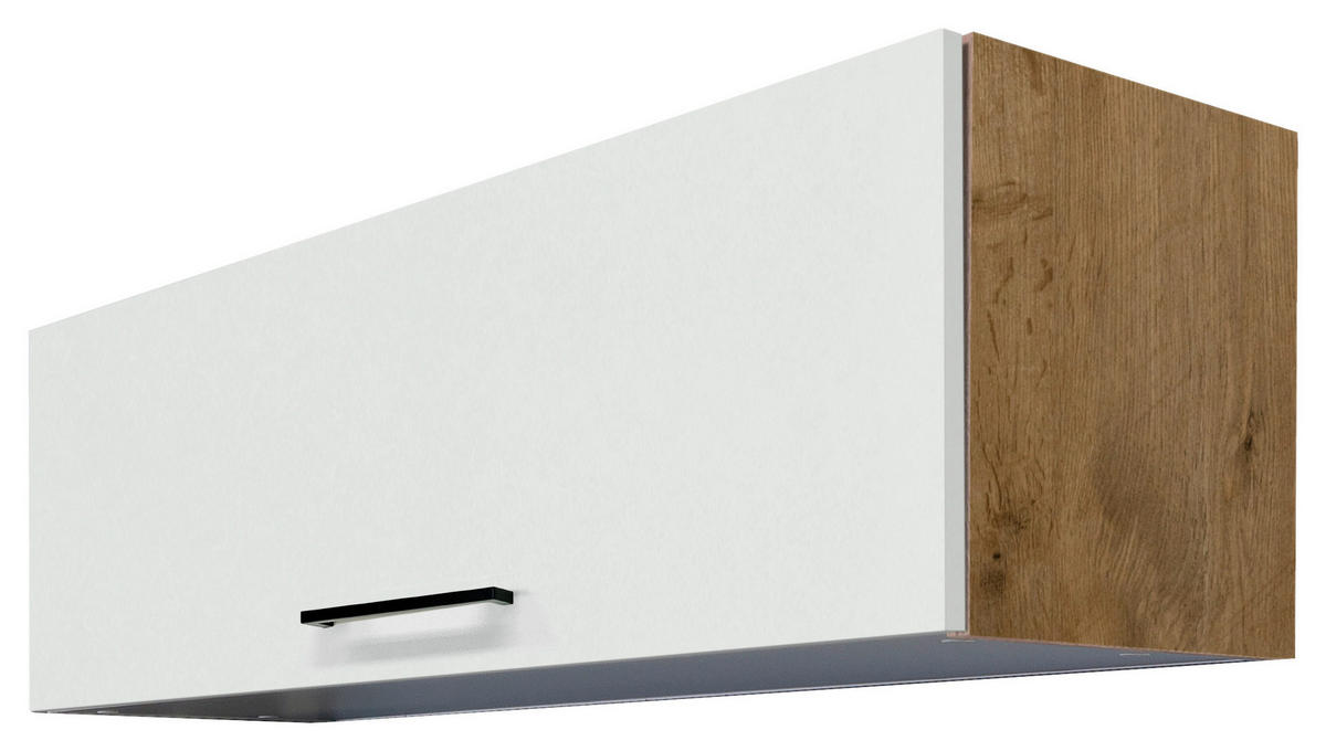 Hängeschrank Avila Magnolie matt B/H/T: ca. 100x32x32 cm Avila - schwarz/Oak (100,00/32,00/32,00cm) - Flex-Well