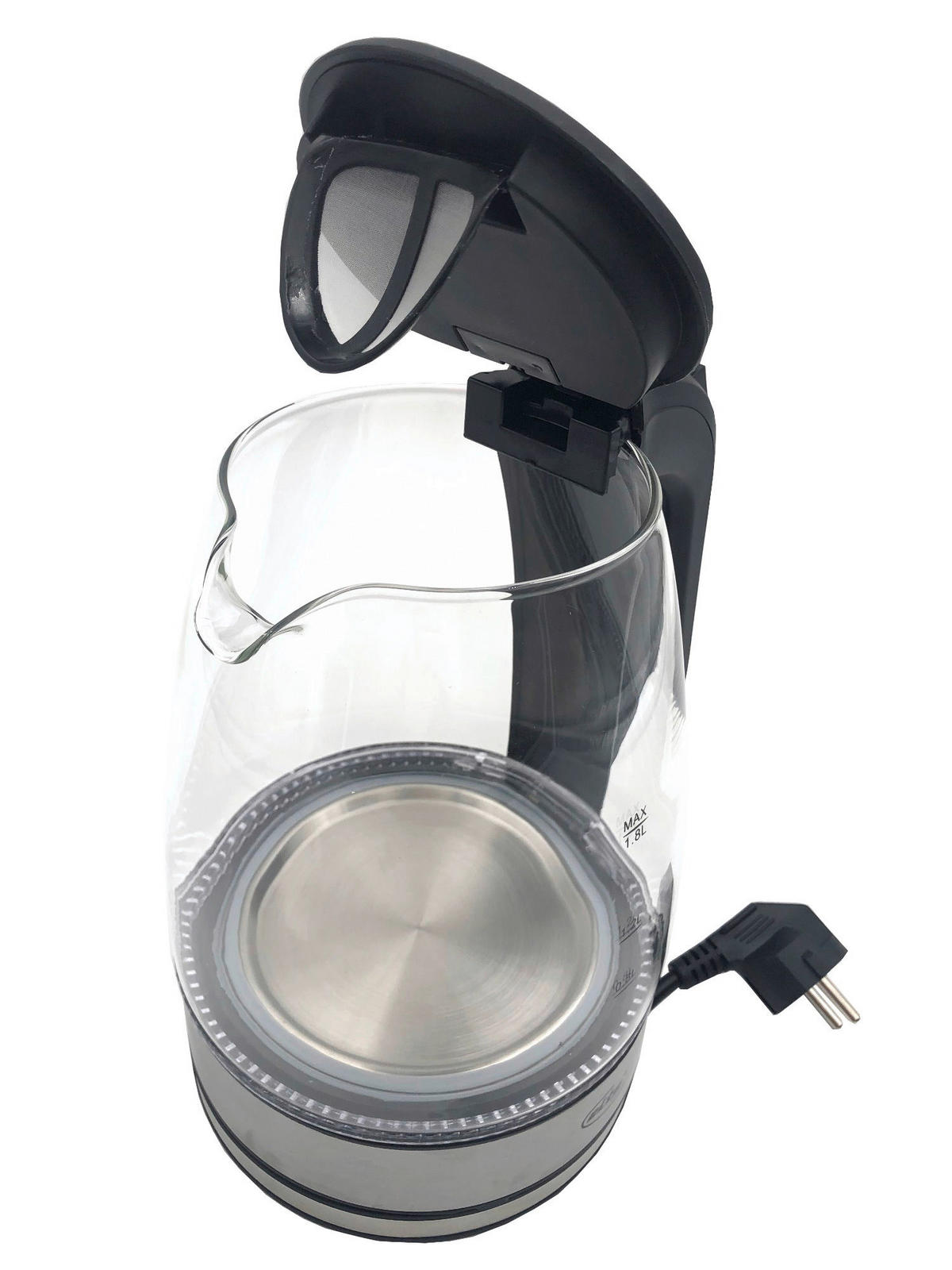 bei Edelstahl ▷ POCO l Elta schwarz online kaufen Wasserkocher 1,8 Glas WK-2200.1 ca.