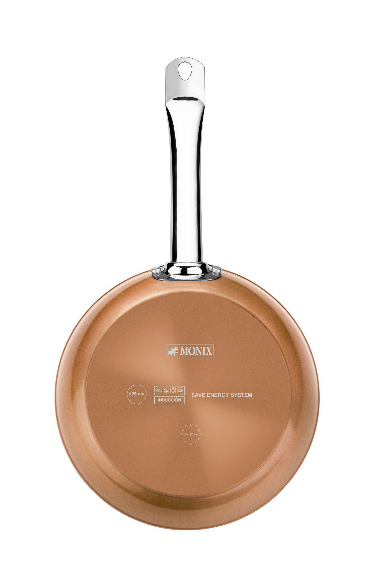 Monix Pfannenset Copper Kupfer Aluminium 3 tlg. Copper - Kupfer - Monix