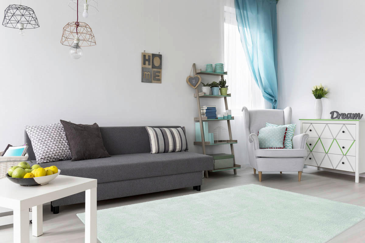 360Living Teppich Bali puderblau B/L: ca. 80x150 cm Bali - puderblau (80,00/150,00cm) - 360Living