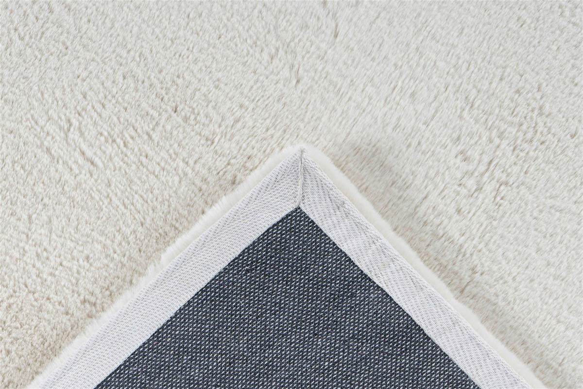 Kayoom Hochflorteppich Venezuela - Caracas Creme creme B/L: ca. 60x110 cm Venezuela - Caracas Creme - creme (60,00/110,00cm) - Kayoom